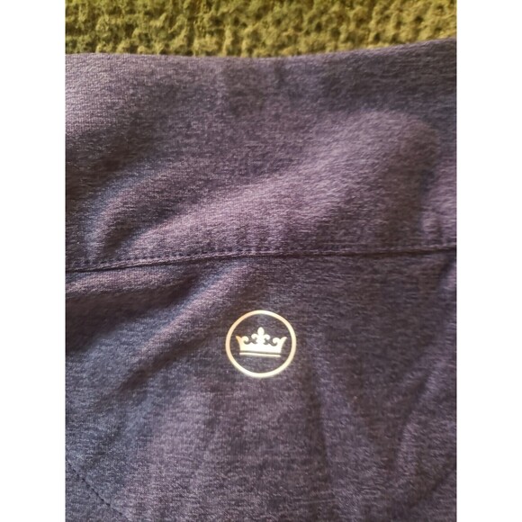 Peter Millar Women Size M Blue 1/4 Zip Golf Pull Over Pinehurst US Open UPF 50+ - Picture 5 of 10